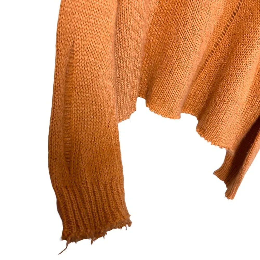 Wooden ships S/M Oliver distressed sweater crewneck lightweight knit wool blend - Picture 6 of 12